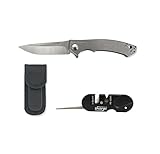 Zero Tolerance 0450 Sinkevich Titanium Folding Knife, Small (with Bonus Pack)