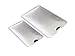 12 RFID Blocking Sleeves (10 Credit Card & 2 Passport Size) Secure Identity Theft Protection, Radio Frequency ID Shield. Fits in Wallet (12 Pack, Silver)