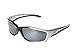 Edge Eyewear SK117 Kazbek Safety Glasses, Black with Silver Mirror Lens primary