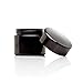 Infinity Jars Classic Black Glass Jar 30 ml (1 fl OZ) Ultraviolet Airtight Smell Proof, Refillable Screw Top Container for Long-Term Storage of Coffee, Spices, Tea, Dried Goods, Kitchen Jar