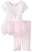 Bonnie Baby Baby Girls' Sequin Heart Applique Bodice with Tutu Skirt Capri