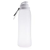 Himpokejg Fashion 500ML Foldable Leakproof Silicone