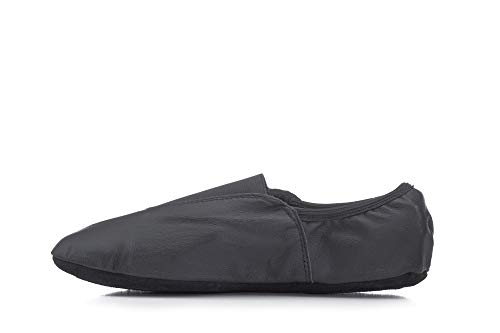 Adult Split Sole Gym Shoes T8302BLK05.0M Black 5 M US