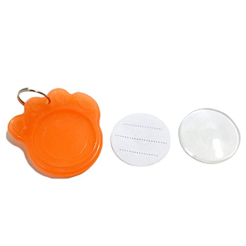 Ztl 10PCS Paw Shape Anti-Lost Pet Dog Cat ID Tag Name Address Cell Phone Number Tags Collar Pendant Accessories - Thumbnail 4