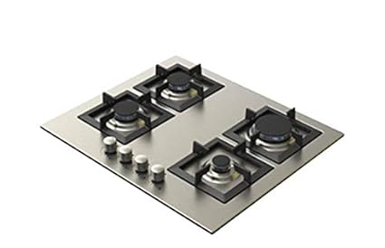 Buy Zepa Italian Gas Hob Stove Top Cooktop 4 Burners Silver