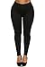 ShoSho Women's Plus Size Basic Leggings Black