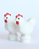 LEGO® City - 2 White Chickens - Farm Animals