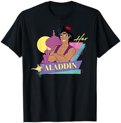 Amazon.com: Disney Aladdin Big Smile Portrait T-Shirt : Clothing