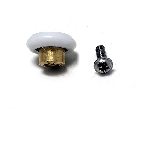 4PCS x Shower Door Rollers,Roller diameter 19mm, For the Bathroom Pan Glass Sliding Door Pulleys/Runners/Wheels,Strong Load-bearing Capacity, Ultra-quiet,CY103-4PCS
