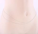 YARUIE Sexy Women's 2 Layers Waist Body Belly Chain Tassels Link Jewelry Decoration