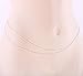 YARUIE Sexy Women's 2 Layers Waist Body Belly Chain Tassels Link Jewelry Decoration