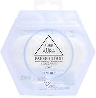 PURE AURA PAPER CLOUD - PREMIUM MELTING CLEANSING FOAM & MAKEUP REMOVER (2 PACKS-DRY SKIN)
