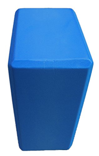 LUXEHOME Yoga Brick for Sports Exercise Fitness, 2 Pack EVA ECO Friendly Foam Extra Wide Yoga Blocks 4 In. x 6 In. x 9 In. Assort Colors, Perfect for Stretch Exercise Gym Exercise Body Building (Blue) - Thumbnail 3