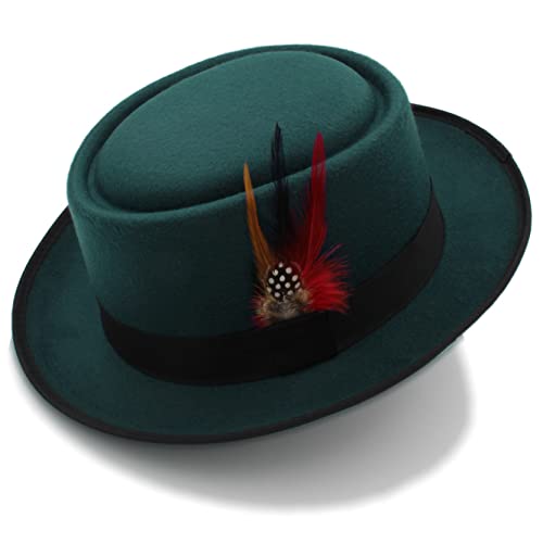 Fedoras Fashion Women Men Hat Dad Wool Flat Fedora Hat Lady - Main Image