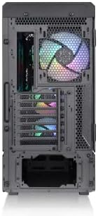 Ceres 500 TG ARGB | E-ATX Compatível com Torre Média | Painéis Perfurados de Alto Fluxo de Ar | 4 ventoinhas ARGB CT140 pré-instaladas | Suporta radiador frontal de 420 mm | Preto