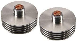 2 Pack Metal Cooling Base Heat Sink for 510 Thread Tank, White