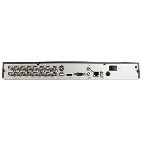 Surveillance Digital Video Recorder 16CH HD-TVI/CVI/AHD H264 Full-HD DVR w/o HDD HDMI/VGA/BNC Video Output Cell Phone APPs for Home/Office Work @1080P/720P TVI&CVI, 1080P AHD, Standard Analog& IP Cam - Thumbnail 2