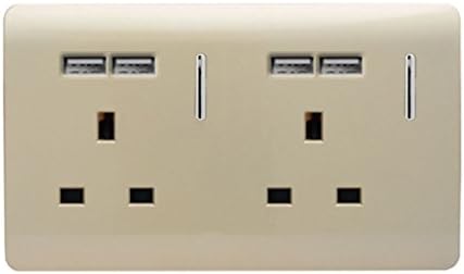 Trendi Switch Modern Glossy Switches/Sockets Dining Room Trade/Multi Pack Gold - Image 5
