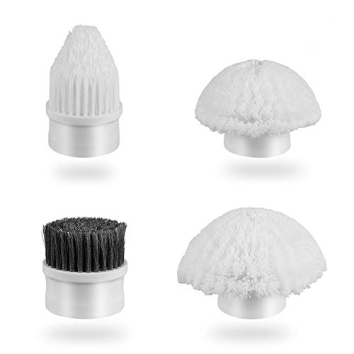 Upgraded Spin Scrubber with 1 Stain Steel Brush, WiMiUS 360 Degrees Electric Spin Scubber with 4 Brush Replacement Heads Cordless Power Srubber Cleaning Brush for Bathroom Kitchen,Tub (Brush Head) - Thumbnail 7