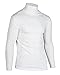 Achenaggg Men's Turtleneck Regular Fit Undershirts Baselayer Long Sleeve Pullover Thermal T-Shirt