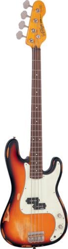 Vintage Icon Sunset Sunburst Bass Guitar