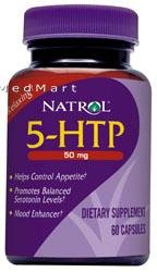 Natrol 5-htp capsules, 50mg, 60 count