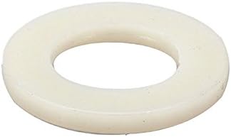 100pcs/lot M2 M2.5 M3 M4 M5 M6 M8 M10 M12 White Black Plastic Nylon Flat Washers Metric (M8 x 16 x 1.4, White)