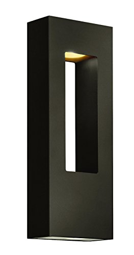Hinkley 1648BZ Contemporary Modern Two Light Wall Mount from Atlantis collection in Bronze/Darkfinish,
