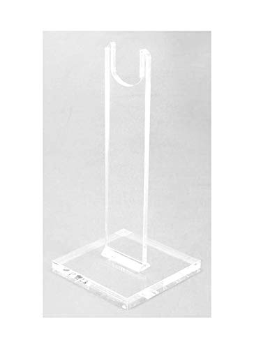 Easels by Amron Rifle, Long Gun Display Stand, for Displays and Shows, Clear Acrylic (8" high), SOLD AS SINGLE UNITS for Mixing Sizes. (usually pick 2)