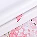 Wewoch Decorative Cherry Blossom Floral Print Rectangle Tablecloth Waterproof Fabric Lace Table Cloth for Dining Kitchen Room and Party 60 Inch by 84 Inch
