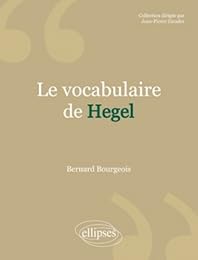 Le  vocabulaire de Hegel