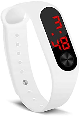 Sports Wrist Digital Watch Hand Ring Watch Led Fashion Electronic Watch with Large Dial Waterproof Watches