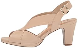 Easy Street Women's Christy Heeled Sandal, Nude, 6.5