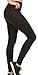 Junior's Activewear High Rise Embossed Animal Print Fleece Lined Leggings