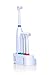 Wellness Oral Care Battery Powered Oscillating Family Electric Toothbrush with 4 Replacement Brush Heads, 2 AA Batteries and Countertop Holder