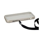 SOSAM iphone 6 plus Lanyard Necklace Case TPU Shockproof Protective Bumper Case Shell With Transparent Silica Gel cover Lanyard for iPhone 6S plus Case,iphone 6 plus (5.5-inch) (Gold)