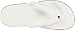 Crocs Unisex Crocband Flip Flops, White, 6 Men/8 Women