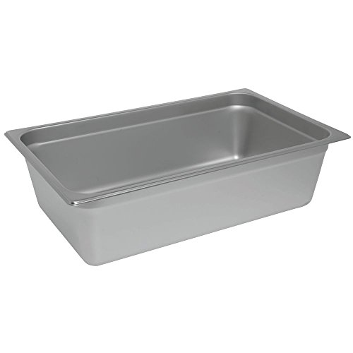 HUBERT Full Size Steam Table Pan 24 Gauge Stainless Steel - 6"D
