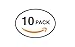 Urinal Screens , Urinal Cakes , Urinal Deodorizer , Urinal Mats (10-pack) by Civil Imports - Fits Most Top Urinal Brands at Restaurants, Offices, Schools, etc. (Ocean Mist)