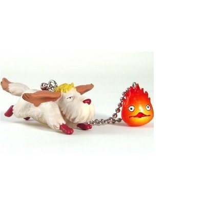Howl's Moving Castle Heen PVC Keychain