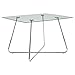 Monarch Specialties , Dining Table Chrome Metal Tempered 40