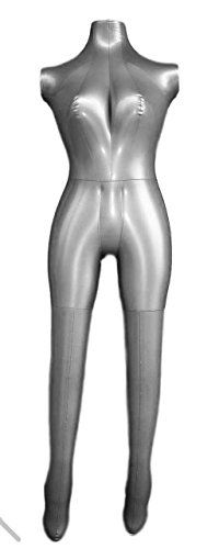 Inflatable Female Full Body Mannequin Dress Form Dummy Without Arms Model Display