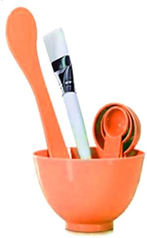 Austinstore 4 in 1 DIY Homemade Makeup Beauty Facial Face Mask Bowl Brush Spoon Stick Tools 2#