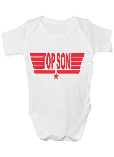 top gun baby onesie