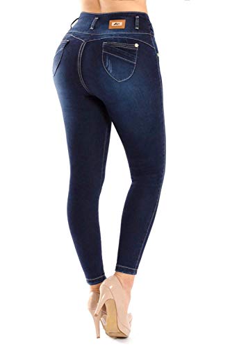 VEROX JEANS Pantalones Colombianos Cintura alta Levantacola 3805 Light Blue  | Pricepulse
