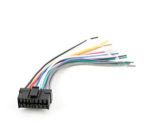 Amazon.com: Xtenzi Power Wire Harness for JVC Radio DVD 16 ... jvc head unit eq amp wiring diagram 