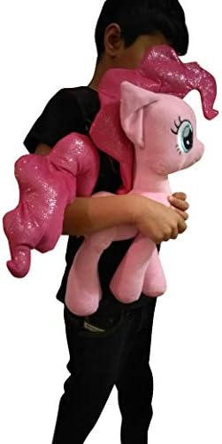 My Little Pony Plush Super Soft 20 inches Tall Pinkie Pie Large Sparkling Pink Mane and Tail Official Toy