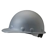 Fibre-Metal Roughneck Gray Fiberglass Cap Style Hard Hat - 8-Point Suspension - Ratchet Adjustment - Strip-Proof - P2ARW09A000 [PRICE is per EACH]