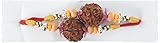 Rakhi for Brother, 2 Rudraksha Rakhi Thread. Rakhi Rakhsa Bandhan, Rakhi Set