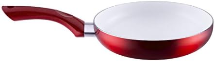 CeraPan Metallic Aluminum Fry Pan, 8", Red